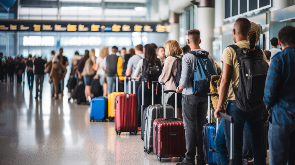 Controles en el aeropuerto