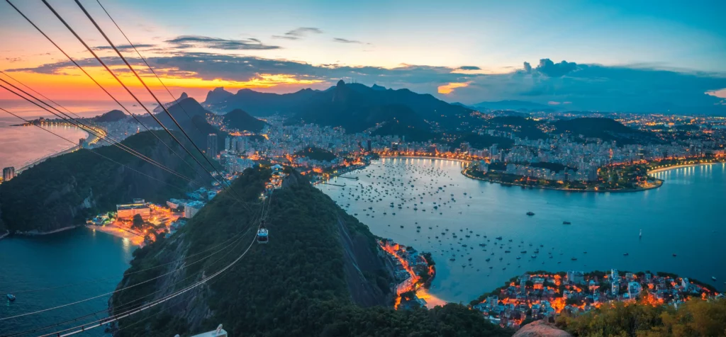Rio de janeiro desde telefércio