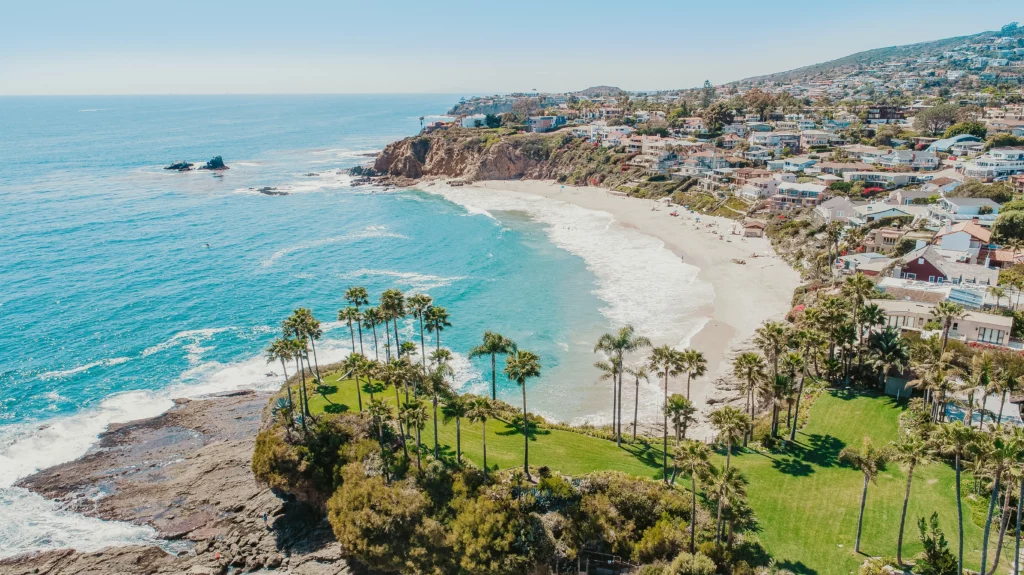 Laguna Beach desde vista aerea