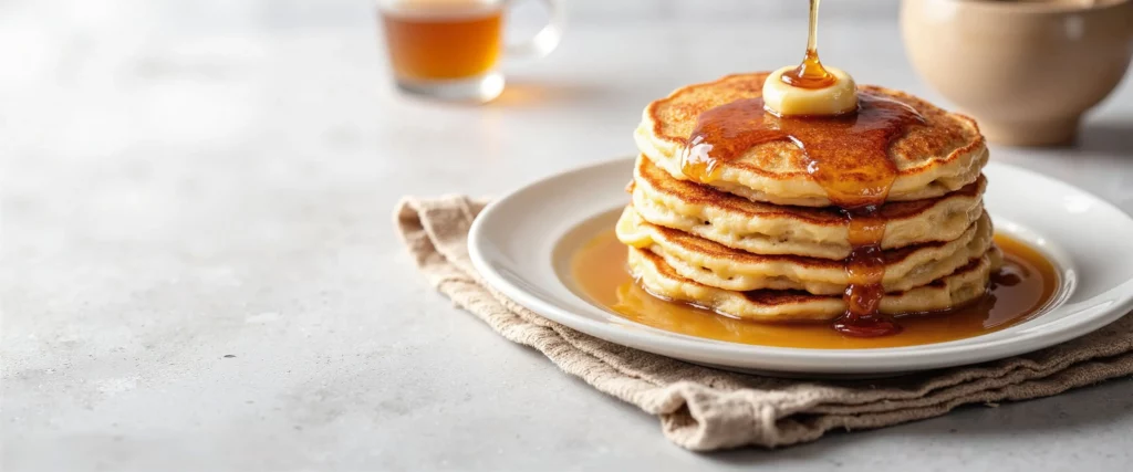 Pancakes con Jarabe de Maple