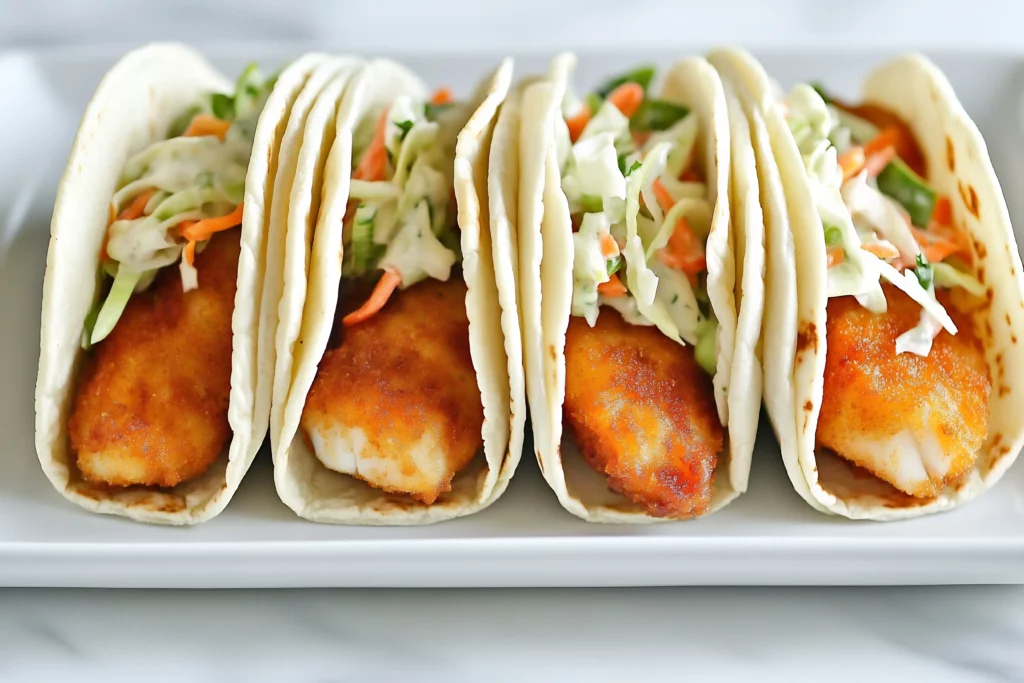 tacos de pescado blanco, originario de san diego