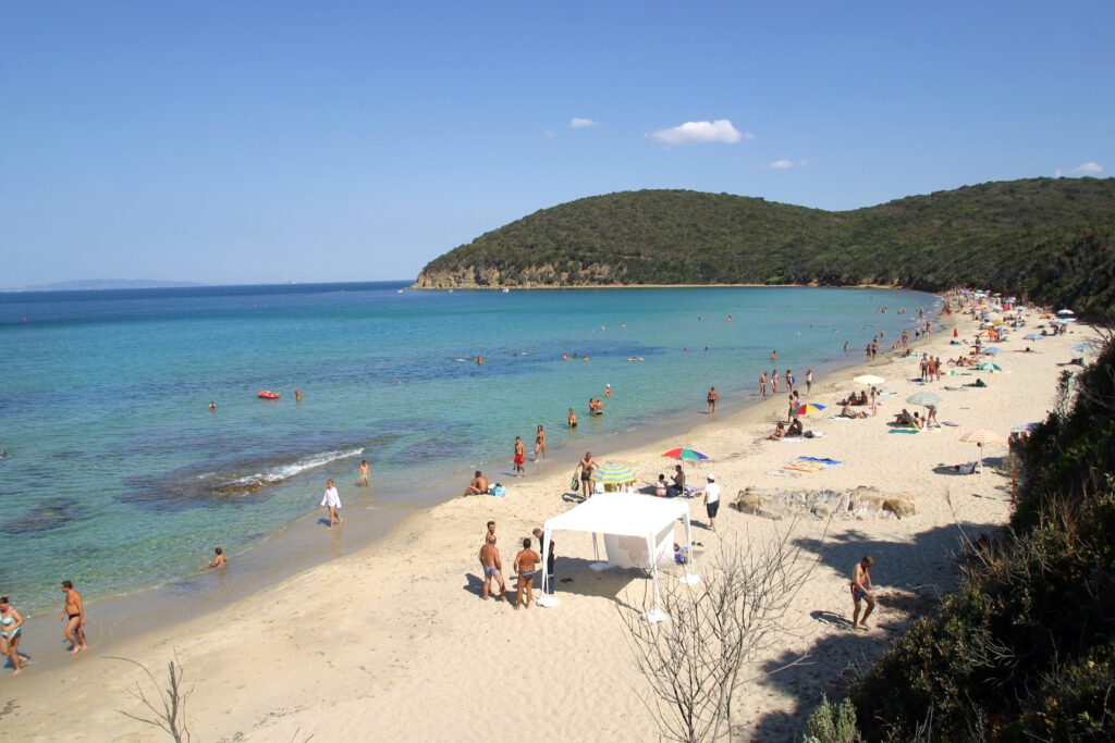 Toscana, Grosseto, spiaggia di Cala Violina