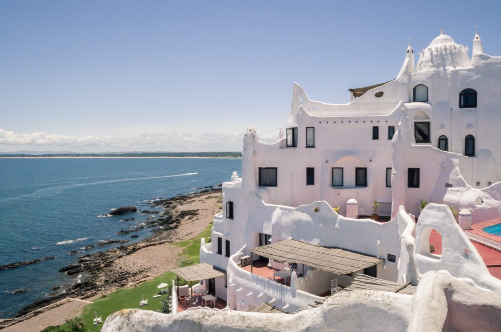Vista para el mar de Punta Ballena, Punta del Este