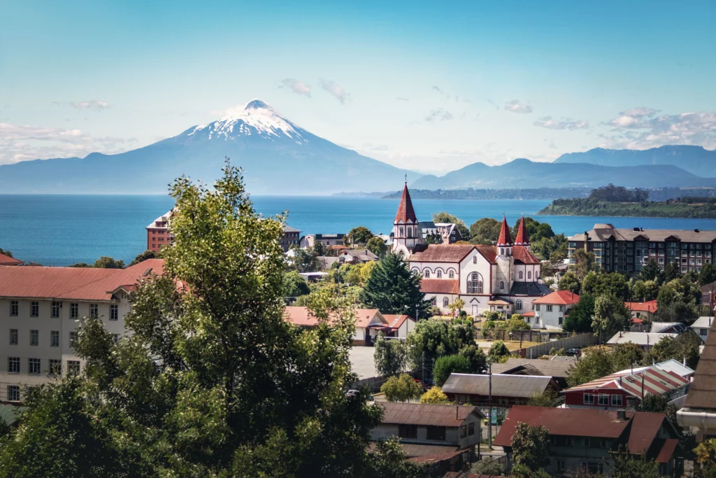 volcan osorno en puerto varas chile