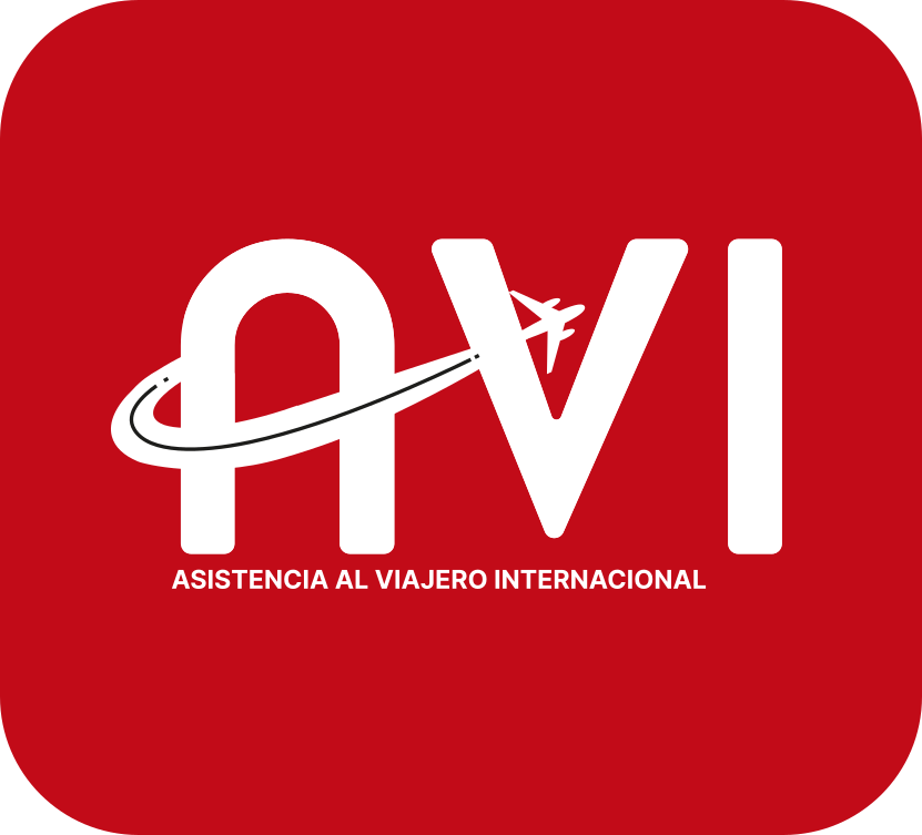 Logo AVI: Asistencia al viajero Barata y económica